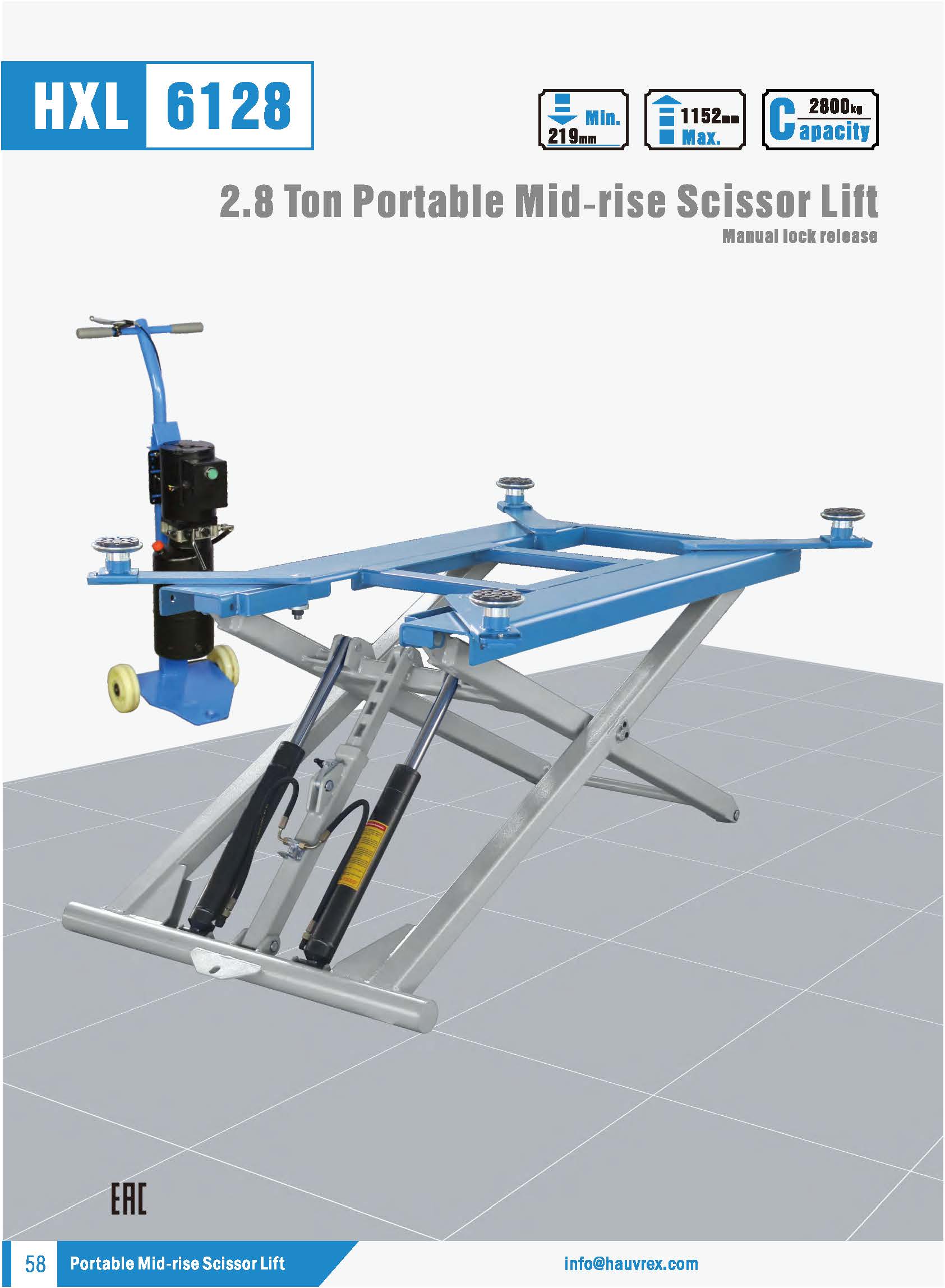 HXL6128 Scissor Lift