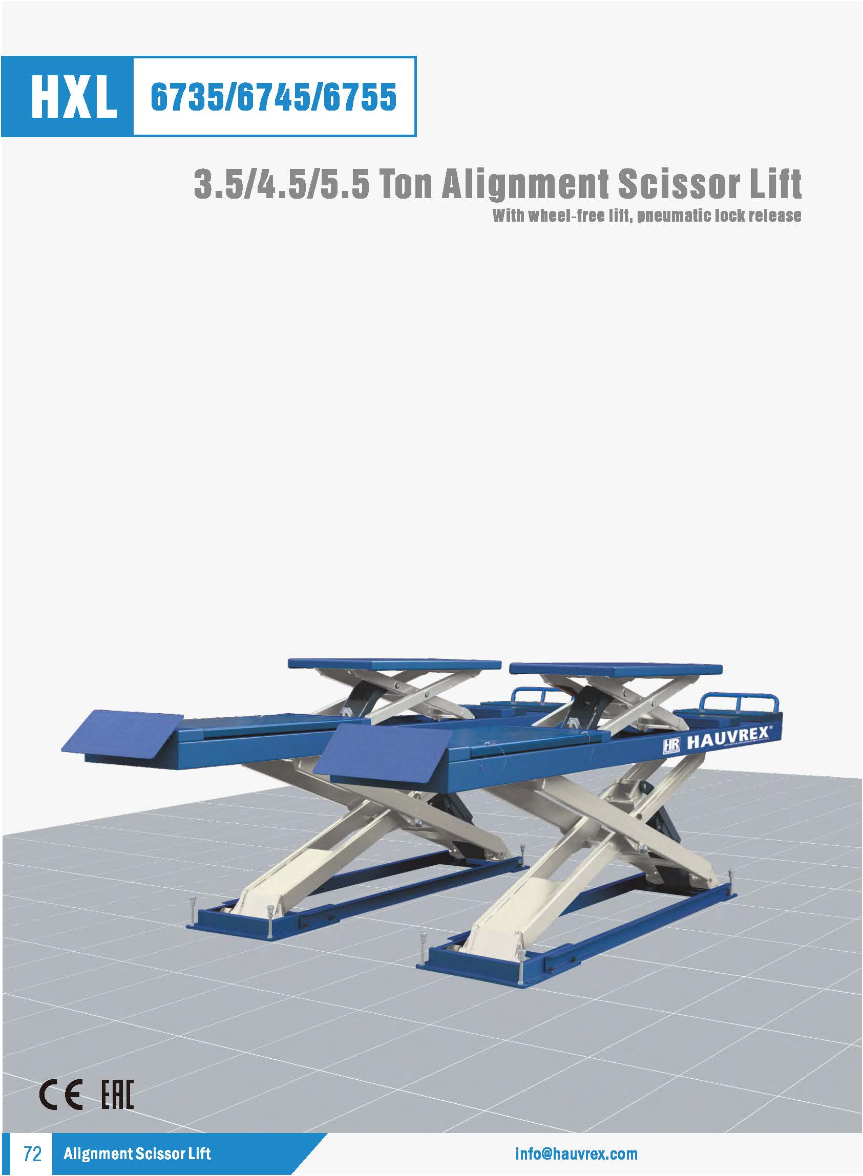 HXL6735/6745/6755 Scissor Lift