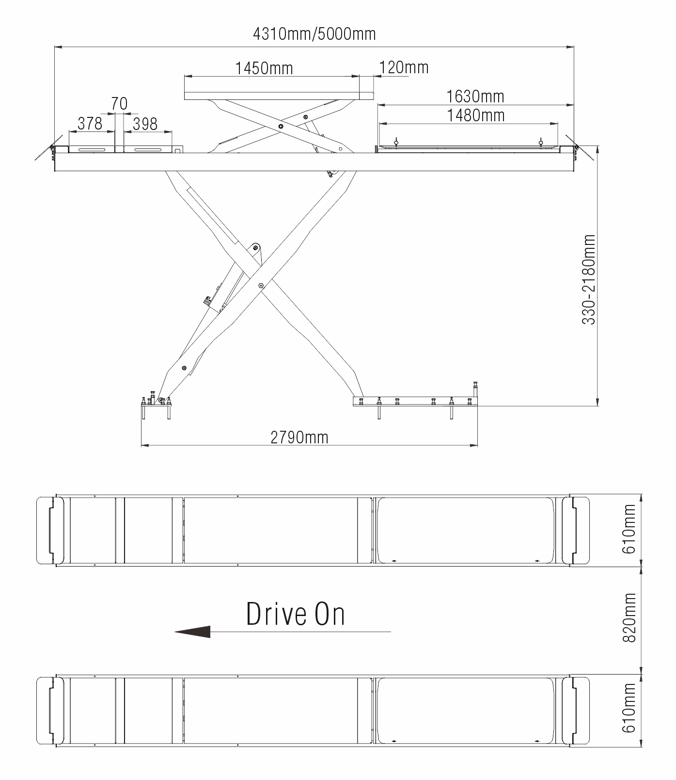 Liftcare　AX-HXL1810 Liftcare AX-HXL1810 MULE PRO-DX™ Cargo Bed Lift, Hydraulic