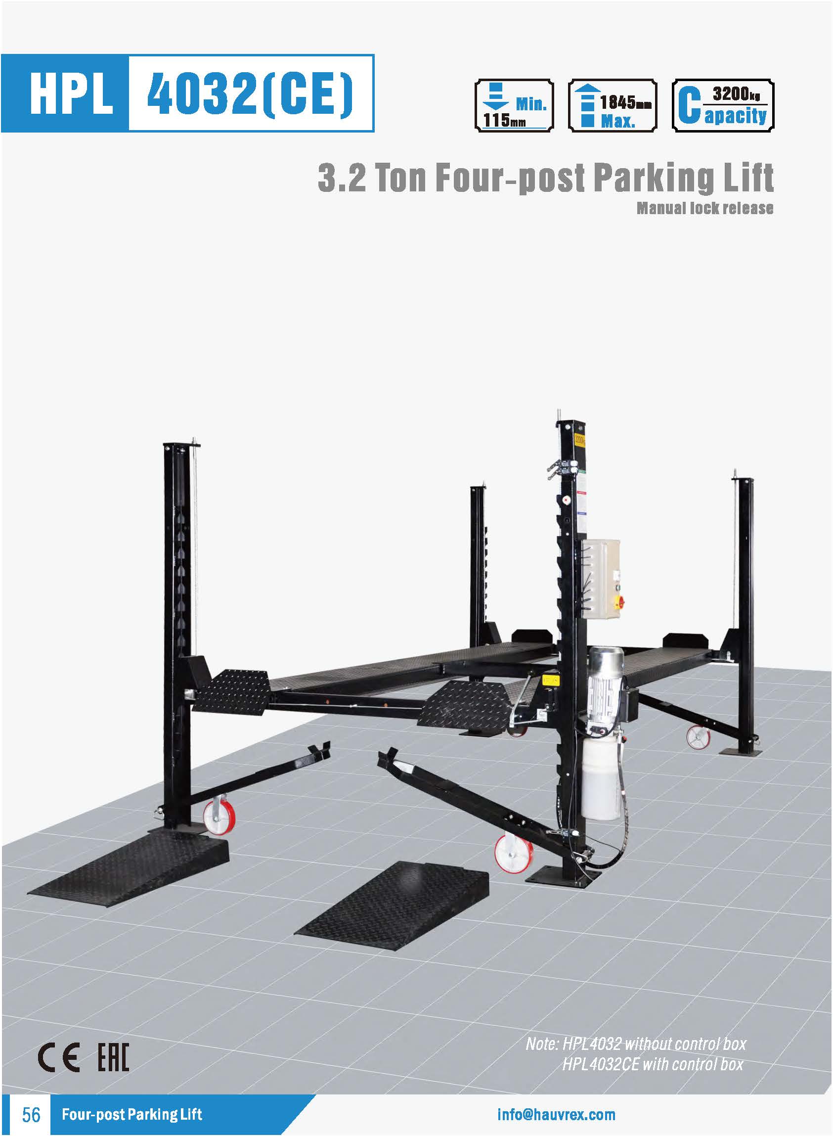 HPL 4032(CE) Парковочные подъемники